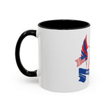 God Money Power Accent Coffee Mug — Patriotic Jesus Design (11/15oz)