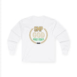 Money Power Long Sleeve Tee — “GMP GOD” Laurel Graphic