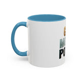 God Money Power Accent Coffee Mug — Inspirational Faith & Wealth Quote
