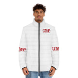 GMP 'God Money Power' Puffer Jacket — Men's Insulated Logo Coat