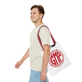 Tote — "GMP (God Money Power)" Red Logo Canvas Tote Bag