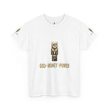 God · Money · Power Tee — GMP Gold Block Logo T-Shirt