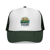 God Money Power Trucker Cap – Bold Faith & Hustle Mesh Hat