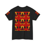 Surf Saint T‑Shirt — Vintage Palm Beach Vibes ("Our Savior Protects" Banner)