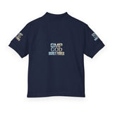 Youth Polo Shirt — "GIVE GOD" Inspirational Church Youth Uniform