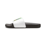 Slide Sandals — "God Money Power" Graphic Pool Slides