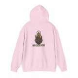 Hoodie — 'God Money Power' Buddha Graphic Pullover