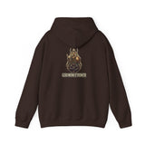 Hoodie — 'God Money Power' Buddha Graphic Pullover
