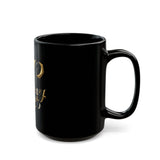 God Money Power (GMP) Black Coffee Mug — Gold Script 11oz/15oz