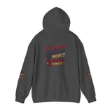 Motivational Hoodie — "Put God First: Hustle for the Money, Put Yourself in Power"