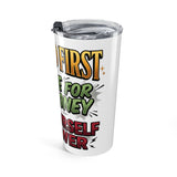 20oz Motivational Tumbler — "If God Fixes It" Hustle & Faith Travel Mug