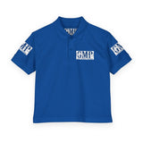 Youth Polo Shirt - 'GMP God Money Power' Logo School Uniform