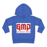 Toddler Hoodie — 'GMP' God Money Power Red Logo Pullover