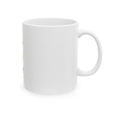 Money Is Power Ceramic Mug – Graphic Quote Coffee Cup