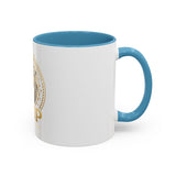 Lion Crest Accent Coffee Mug — GMP Logo Gold Shield