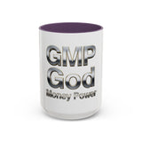GMP God Money Power Chrome Accent Coffee Mug (11/15oz)