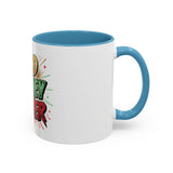 God Money Power Accent Coffee Mug — Bold Motivational Religious Coffee Cup (11/15oz)