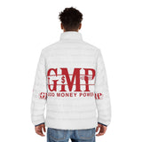 GMP 'God Money Power' Puffer Jacket — Men's Insulated Logo Coat