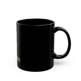 God Money Power Mug — Faith & Wealth Black Ceramic Coffee Cup (11oz/15oz)