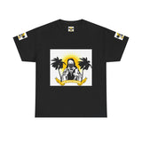 Beach Vibes Tee — Palm Trees & Sunset Graphic T-Shirt