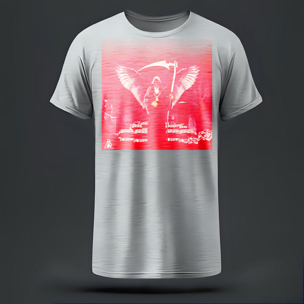 Angel Of Death Album Cover T-Shirt Grey