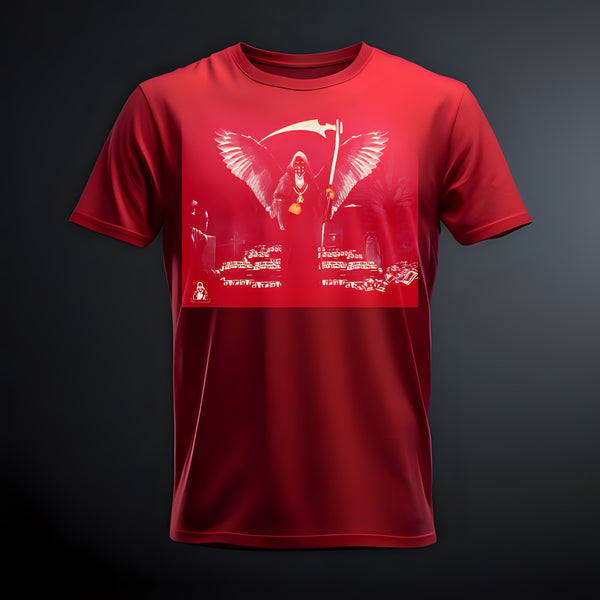 Angel Of Death Album Cover T-Shirt Red