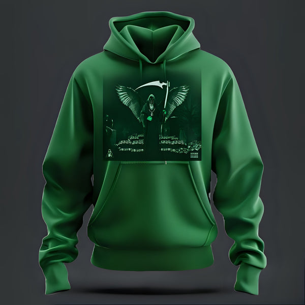 Angel Of Death Album Cover Hoodie Green