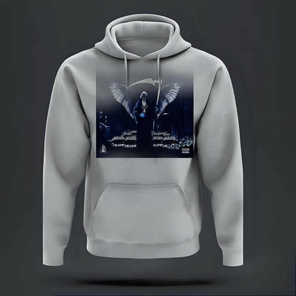Angel Of Death Album Cover Hoodie Grey
