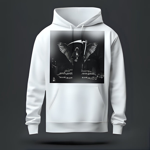Angel Of Death Album Cover Hoodie White
