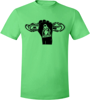 Almighty Power "Fist" Green/Black T-Shirt