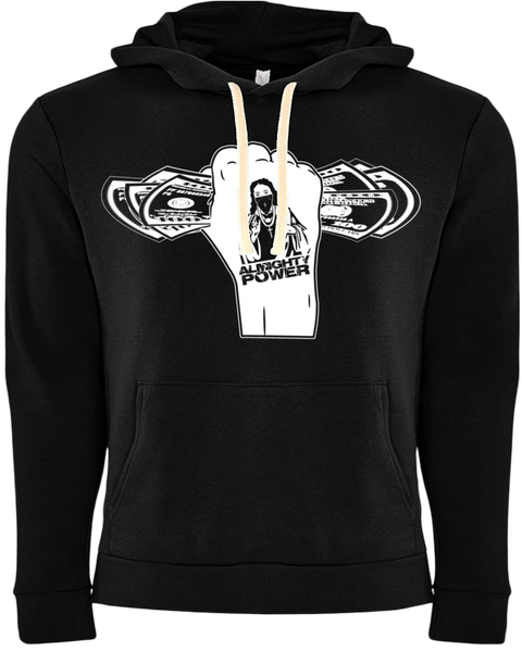 Almighty Power "Fist" Black/White Hoodie