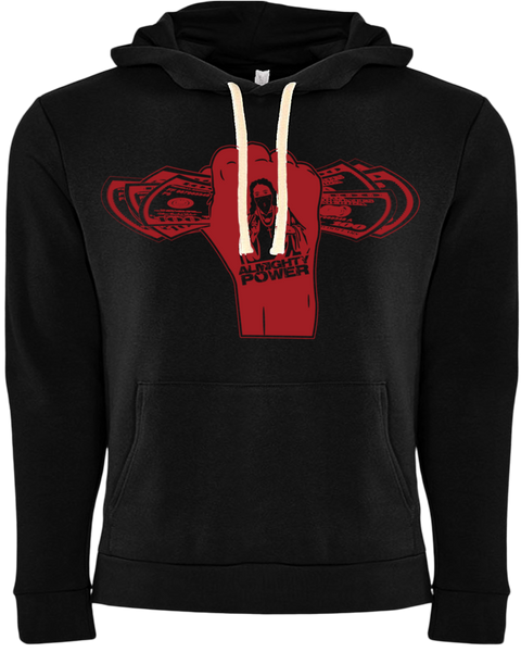 Almighty Power "Fist" Black/Red Hoodie