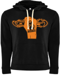 Almighty Power "Fist" Black/Orange Hoodie