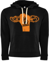 Almighty Power "Fist" Black/Orange Hoodie