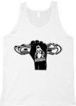 Almighty Power "Fist" White/Black Tank
