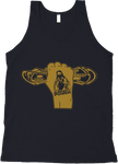 Almighty Power "Fist" Black/Gold Tank