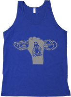 Almighty Power "Fist" Blue/Silver Tank