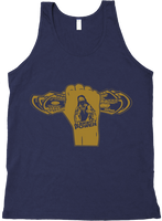 Almighty Power "Fist" Dark Blue/Gold Tank