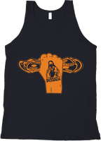 Almighty Power "Fist" Black/Orange Tank