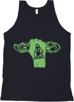 Almighty Power "Fist" Black/Light Green Tank