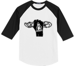Almighty Power "Fist" White/Black Sport-Tek Shirt