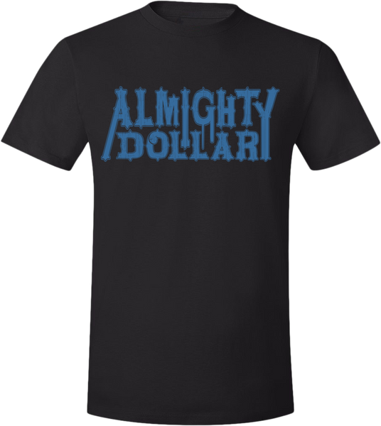 God Money Power "Almighty Dollar Text" Blk/Blu