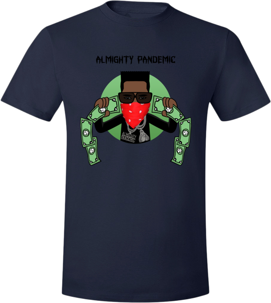 Almighty Pandemic Navy T-Shirt