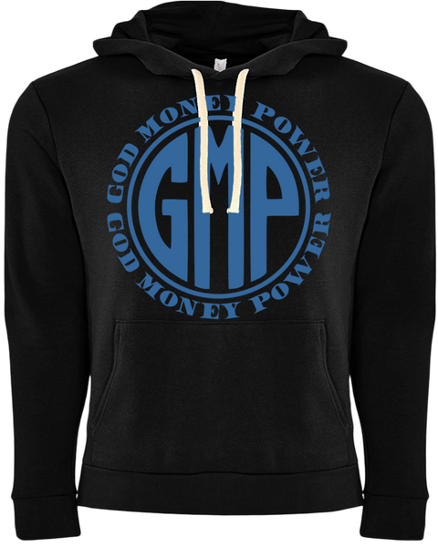 GMP Circle Logo Black/Blue Hoodie