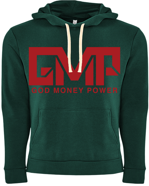 GMP Block Logo Hoodie Dark Green/Red
