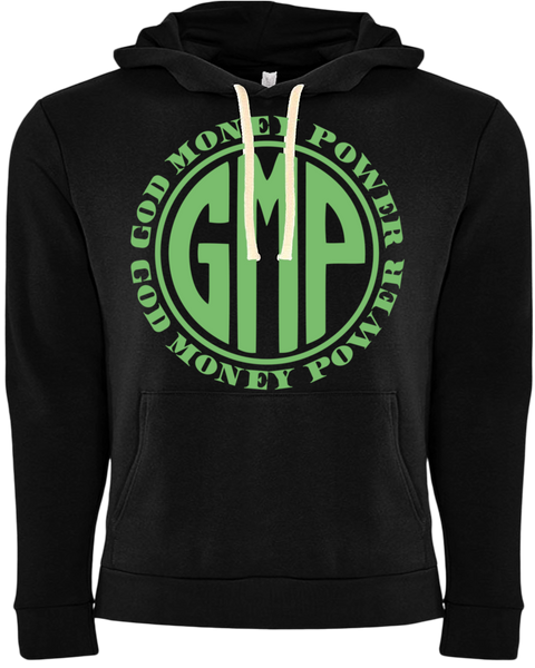 GMP Circle Logo Black/Light Green Hoodie