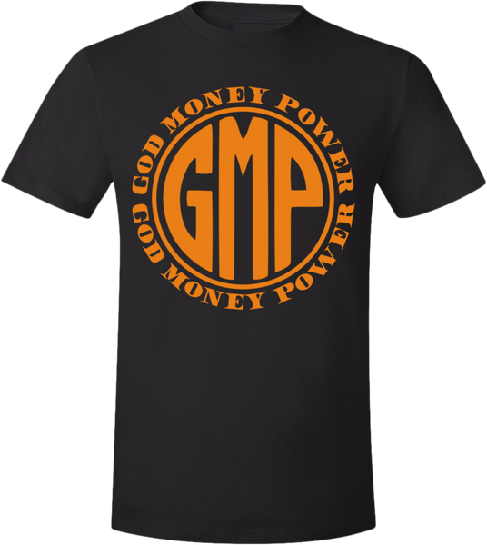 GMP Circle Logo T-Shirt Black/Orange