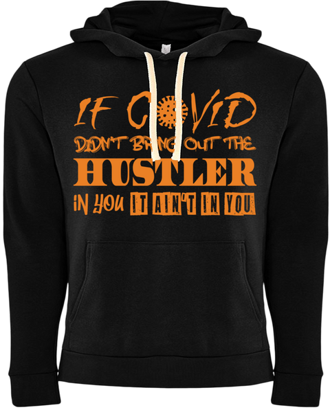 Covid Hustler Hoodie Black/Orange