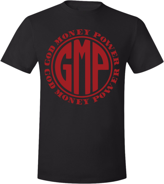 GMP Circle Logo T-Shirt Black/Red