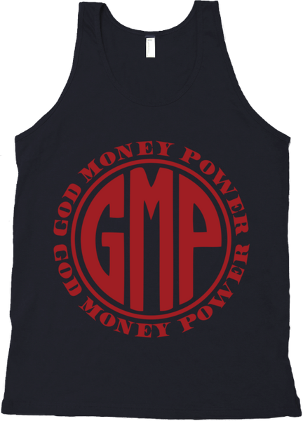 GMP Circle Logo Black/Red Tank Top